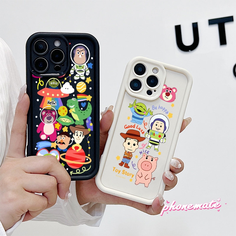 Toy Story เอเลี่ยนหมูปก เคส  Infinix Hot 40i Smart8/8Pro/8Pro+/HD SPARK20/SPARK20C Tecno Spark Go 2024 GT 20 PRO