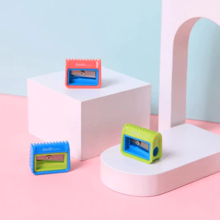 Bantex กบเหลา กบเหลาดินสอ กบเหลาแบบเหลี่ยม กะทัดรัด ใบมีดคม ใช้งานง่าย สุ่มสี Sharpener