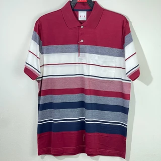 [ลดล้างสต็อก] GQ Classic เสื้อโปโลลางทางสีซัมเมอร์ คอลเลคชั่น 2024