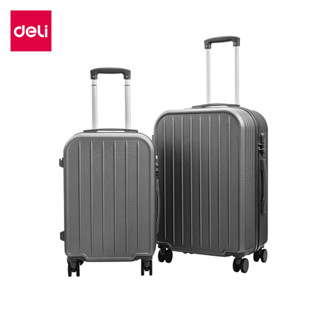 Deli กระเป๋าเดินทาง ขนาด 20 / 24 นิ้ว กระเป๋าเดินทางแบบซิป น…