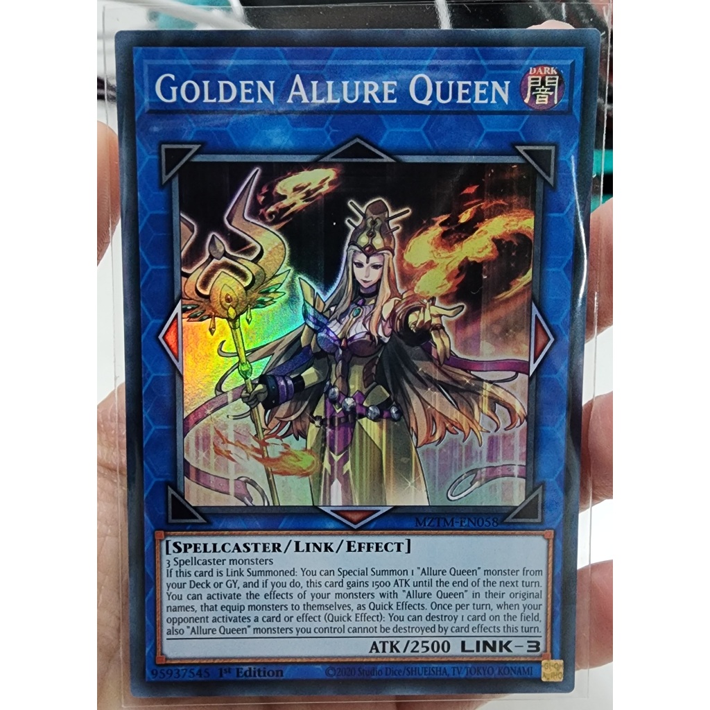 [MZTM-EN058] Golden Allure Queen (Super Rare) YugiOh! TCG UK ภาษาอังกฤษ