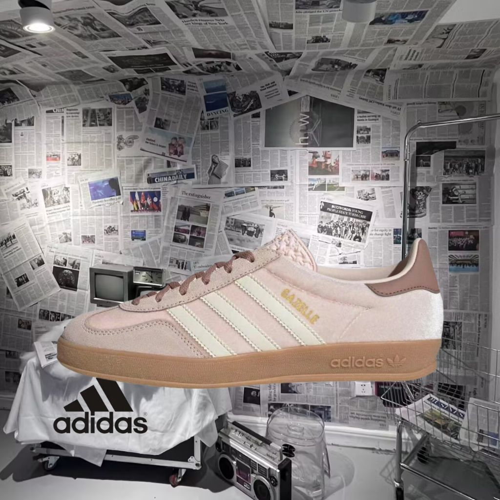 （ของแท้ 100 %）💛 adidas originals Samba OG spezial gazelle JR0232 สีขาว/น้ำตาล/แดง
