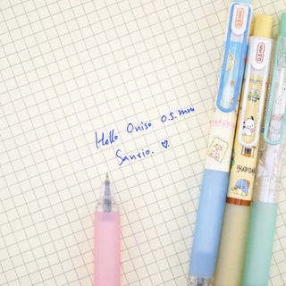 Sanrio - ปากกาเจลหัวลูกลื่น 2 ชั้น Oniso x Hapidanbui Sanrio 0.5MM ปากกาเจลแห้งไว