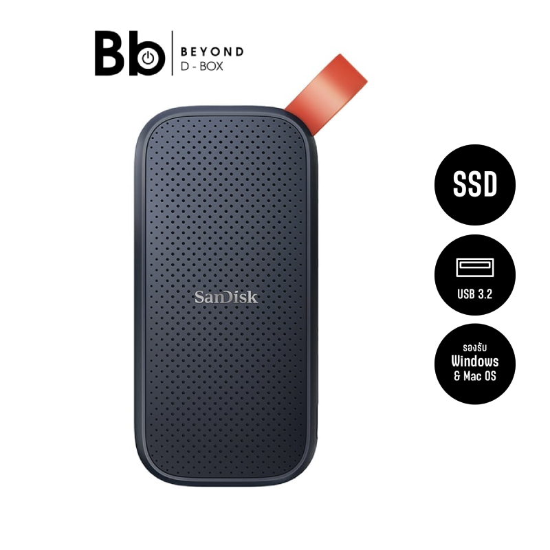 ฮาร์ดดิสก์แบบพกพา SanDisk SSD External Portable (SDSSDE30-G26) by BB Beyond D-Box