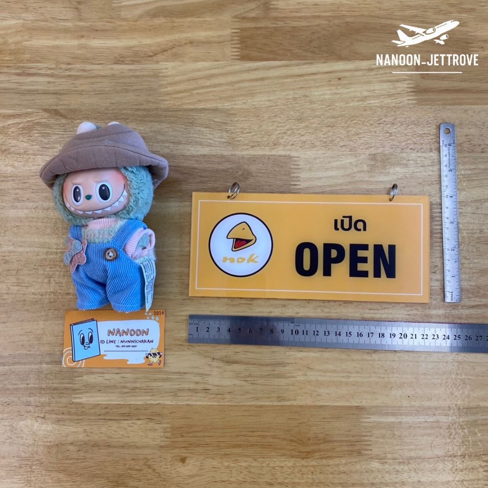 ✨ ป้าย Acrylic | Nok Air | ของเก่าเก็บ/ของสะสม/แฟนพันธุ์แท้สายการบิน Nokair