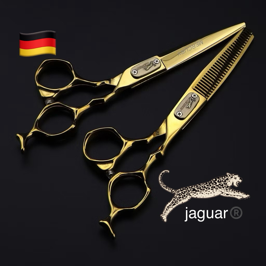 Jaguar **รุ่นพรีเมี่ยมสีทองเงา** คมกริป พร้อมกระเป๋าขนาด6นิ้วสวยงาม