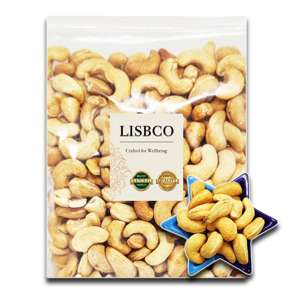 เม็ดมะม่วงหิมพานต์ 250 กรัม อบ/ดิบ เต็มเม็ด ไซส์ A Cashew Nuts 250 g. Roasted/Raw Whole Size A