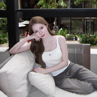 Serlyn | Basic tank top เสื้อกล้าม(มีบราในตัว)ทรงสวย ผ้านิ่มใส่สบาย