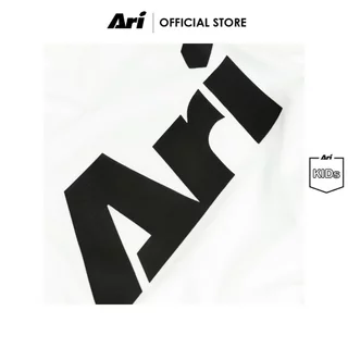 ARI KIDS ESSENTIAL SIGNATURE TEE - WHITE/BLACK (AAP2813-02) เสื้อยืด เด็ก อาริ ESSENTIAL SIGNATURE สีขาว