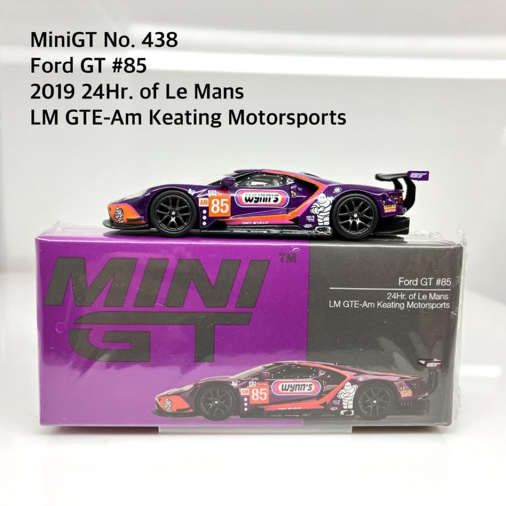 Mini GT No. 438-L Ford GT #85 2019 24Hr. of Le Mans LM GTE-Am Keating Motorsports