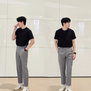 B&R กางเกงสูทผู้ชาย Suit Pants สามสี แฟชั่นเรียบง่าย ธุรกิจผู้ใหญ่