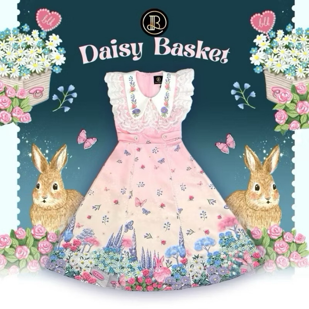 BLT BRAND : Daisy Basket🐰 มือ2เทียบ1 Sz.XL