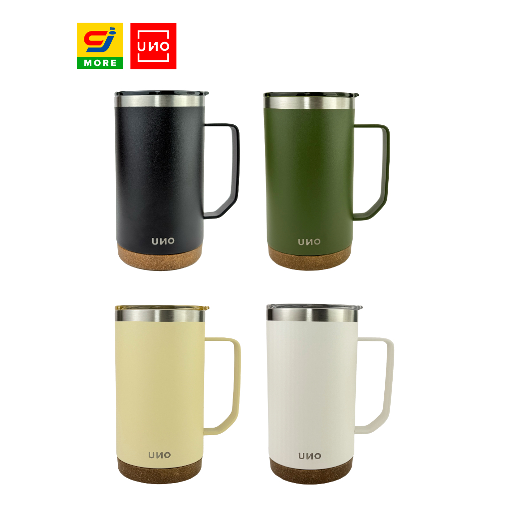 UNO แก้วน้ำเก็บความเย็นแบบมีหูจับ ขนาด 710 ML.