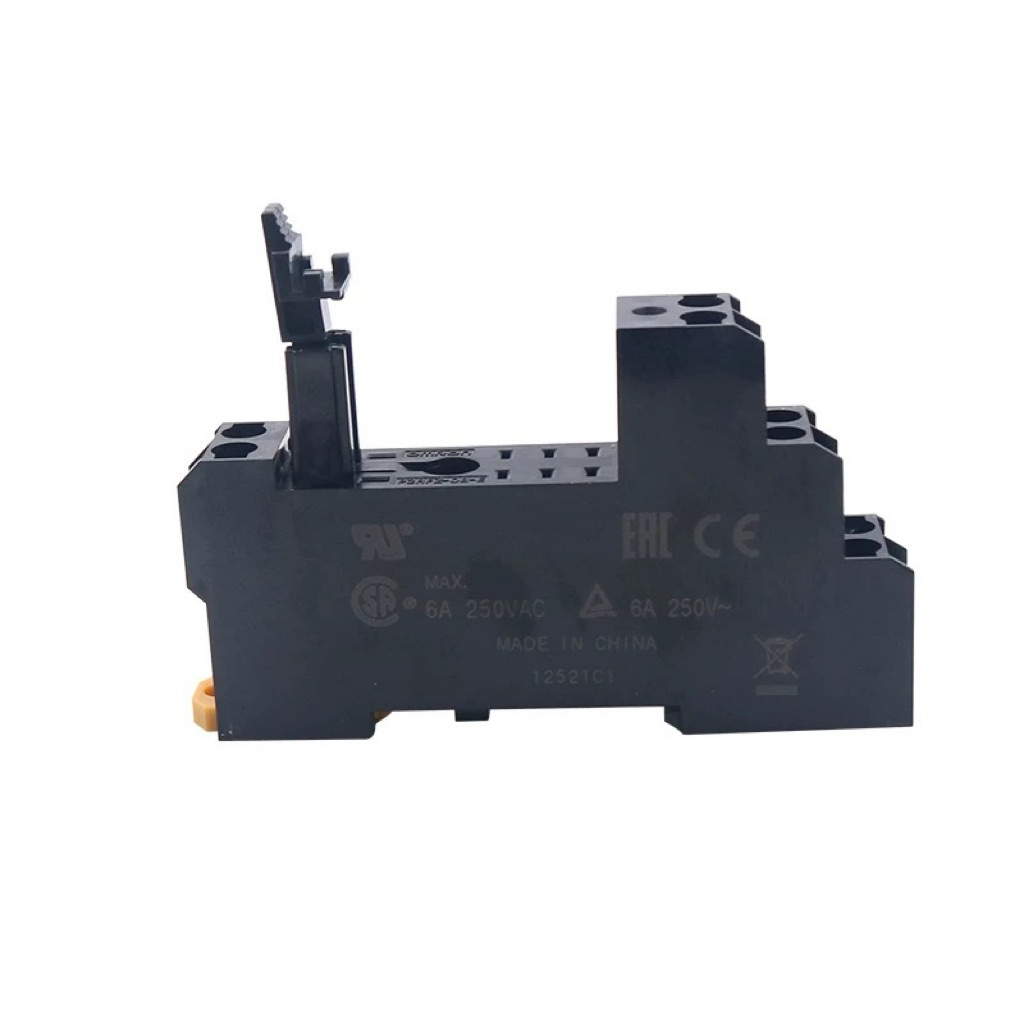socket P2RFZ-08-E สำหรับรีเลย์ของแท้  G2R-2-SN ฐานใหม่ P2RFZ-08-E ที่นั่ง 8 ขา P2RF-08-E