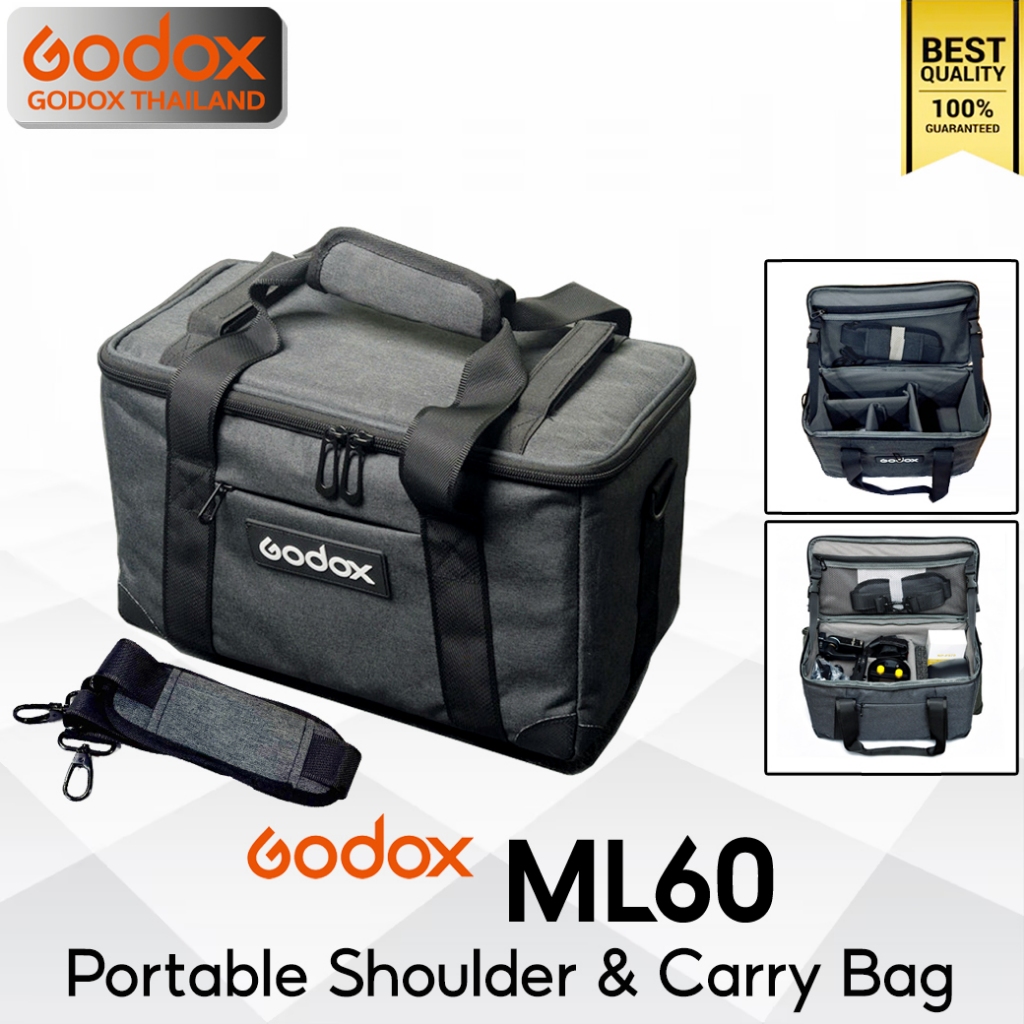 Godox Bag ML60 - Portable Shoulder & Carry Bag กระเป๋า ใส่ กล้อง แฟลช LED & Accessories / Godox Thai