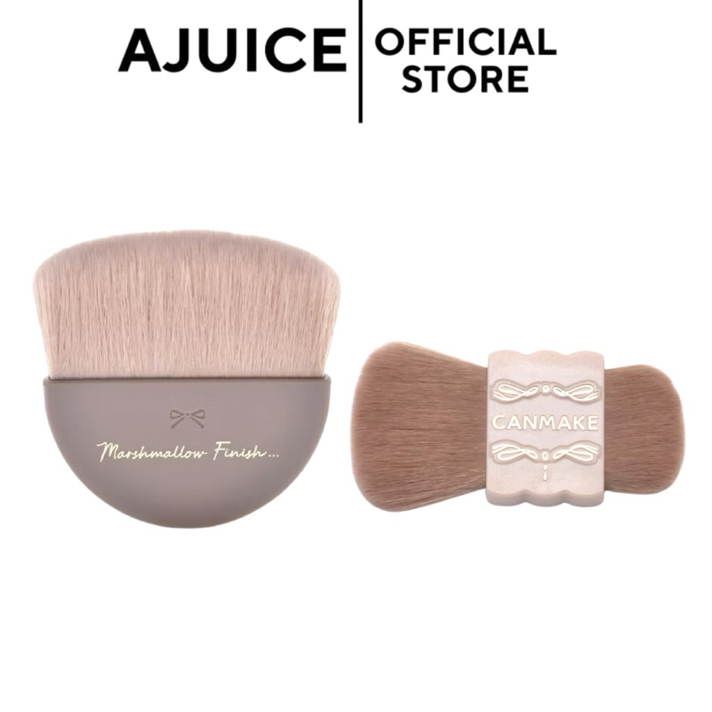 ส่งด่วน✅💚🇯🇵CANMAKE Marshmallow Finish Powder Brush แปรงขนนุ่ม สำหรับปัดแป้ง