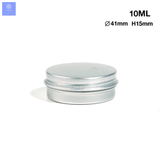 (10 กระปุก) กระปุกอลูมิเนียม ฝาเกลียว สีเงิน 10/15/30/50/80/100/150/200/250 มล. รุ่น XZ กระปุกอลูมิเนียมเปล่า COD