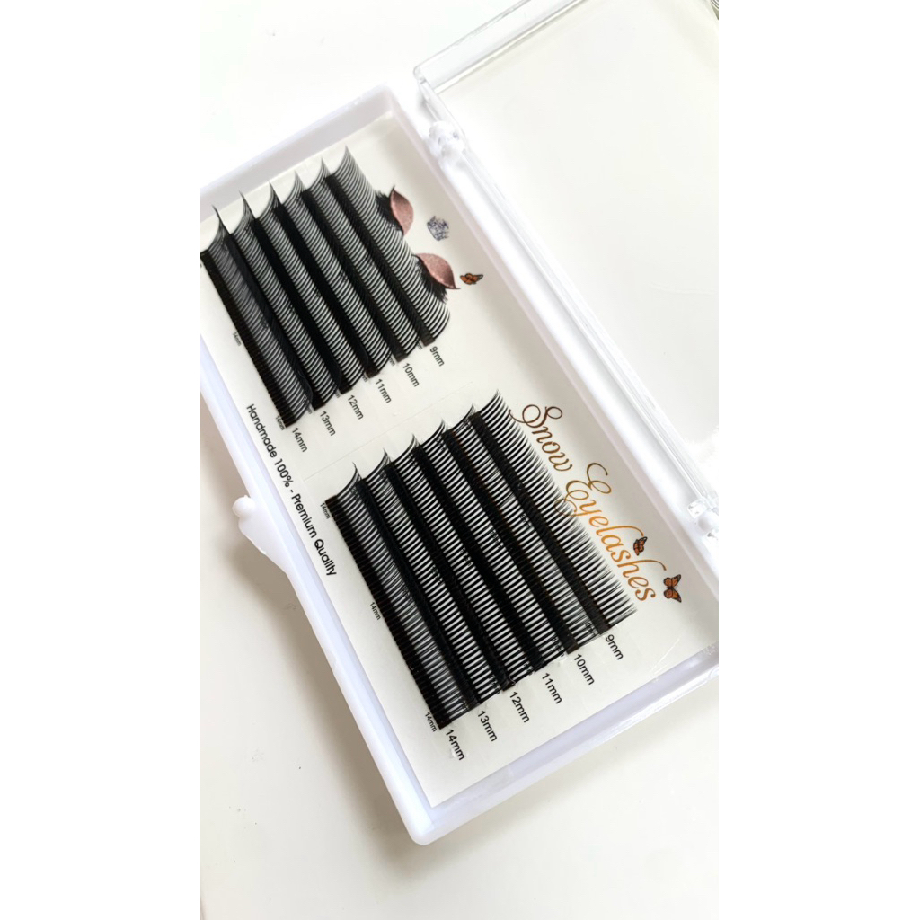 ขนตา Wetlook 7D งอน LC LB LJ ขนตานุ่มนิ่ม Snow Eyelash รูปที่ 4