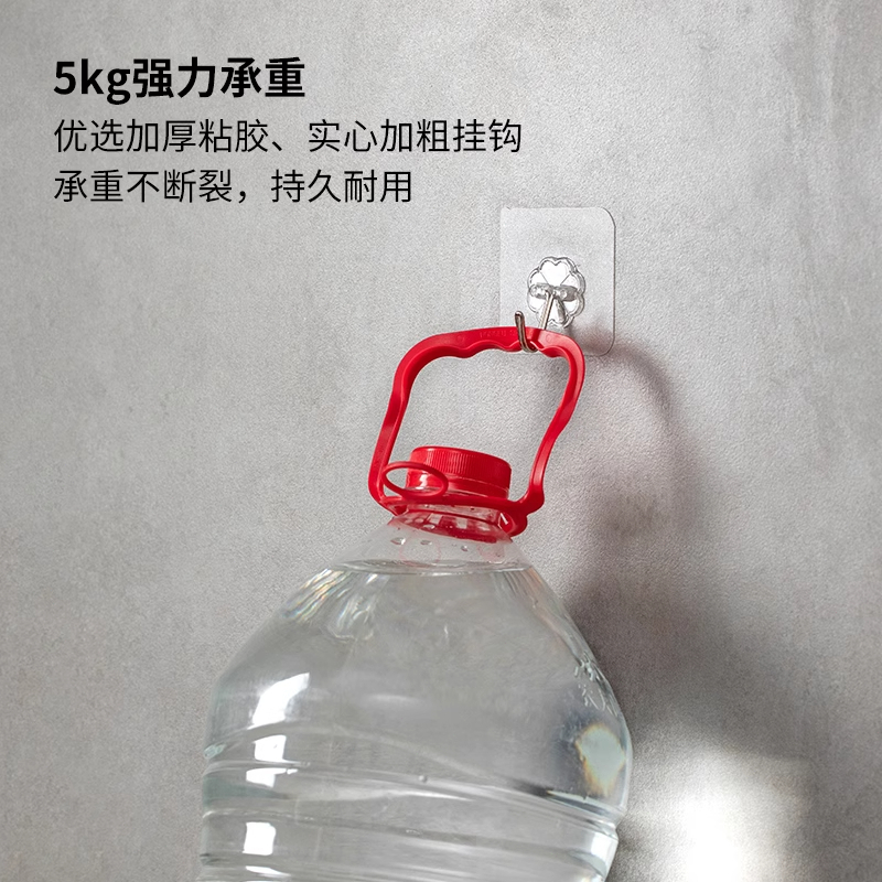 🔥แจกของรางวัล🔥ตะขอ กาวติดแน่น สติกเกอร์ติดผนัง ตะขอใสไร้รอย ไม่ต้องเจาะ - รูปที่ 7