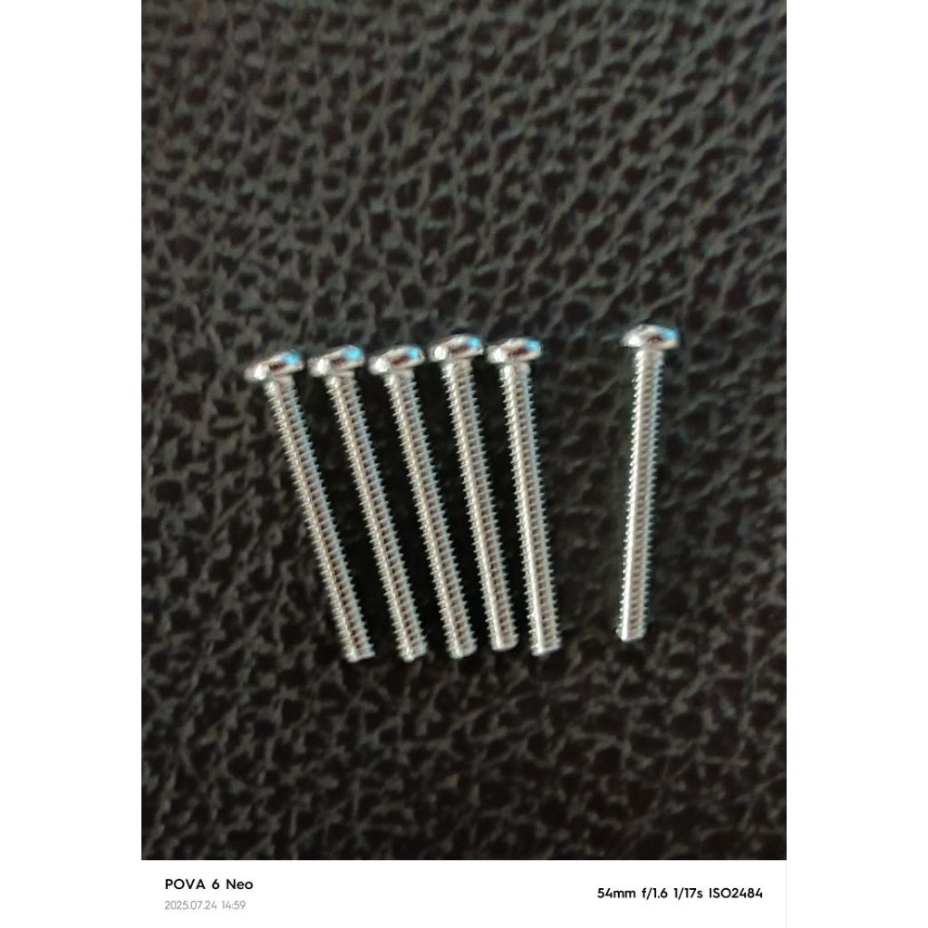 น๊อต Pickup humbucker usa size. dimarzio-seymour-fender ชุดละ6ตัว