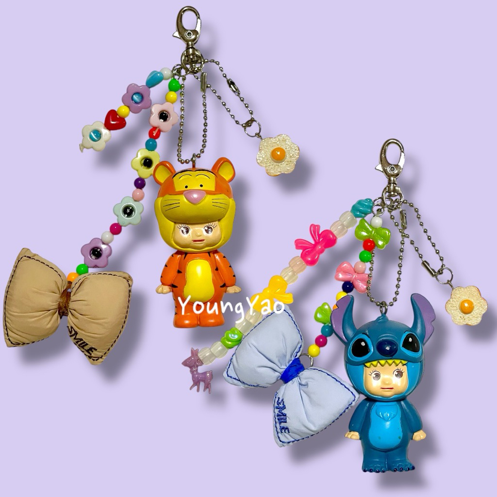 พวงกุญแจ Kewpie in Mascot ในร่าง Tigger และ Stitch