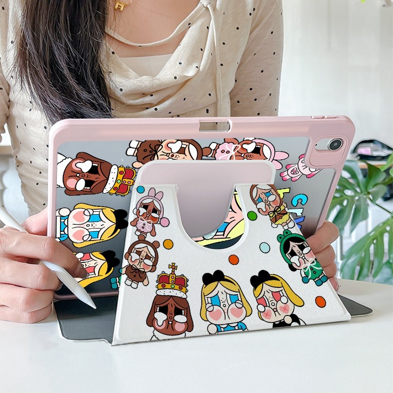 จัดส่งทันทีเคสไอแพด การหมุน360องศา crybaby Gen12/11 Pro13 รูปที่ 4