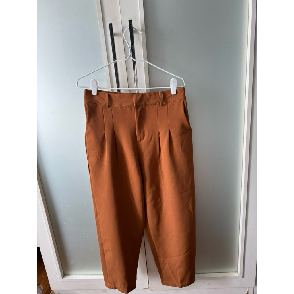 กางเกงขายาว สีน้ำตาลป้าย C2 Pants