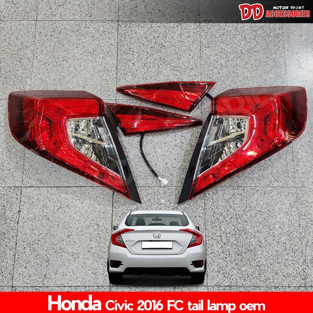 ไฟท้าย Civic 2016 2017 2018 2019 2020 2021 FC 4 ประตู ทรงห้าง เดิมๆ ขายแยกข้าง