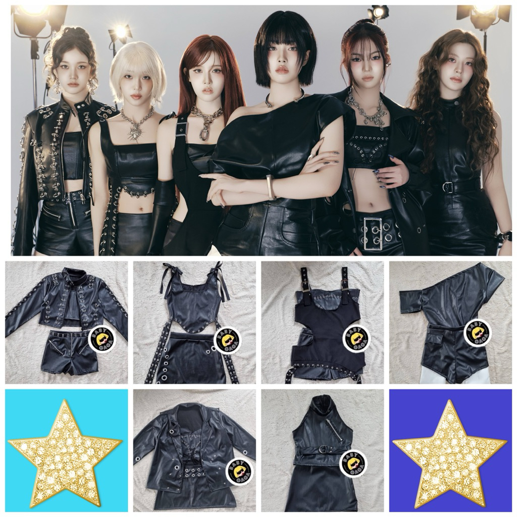 BABYGAGA❤️🩷🎶 StayC Kpop ชุดเต้น ชุดโคฟ ชุดโคฟเวอร์ coverdance ชุดcover✂️ รับตัดชุด dance outfit Kpop
