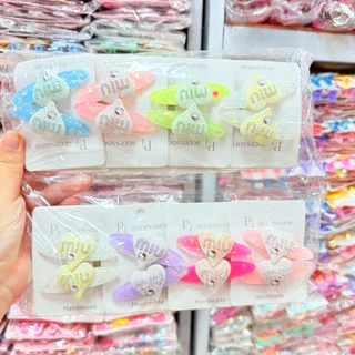 กิ๊บติดผมซาริโอ้เลือกลายได้ขายยกโหลมี24ชิ้น