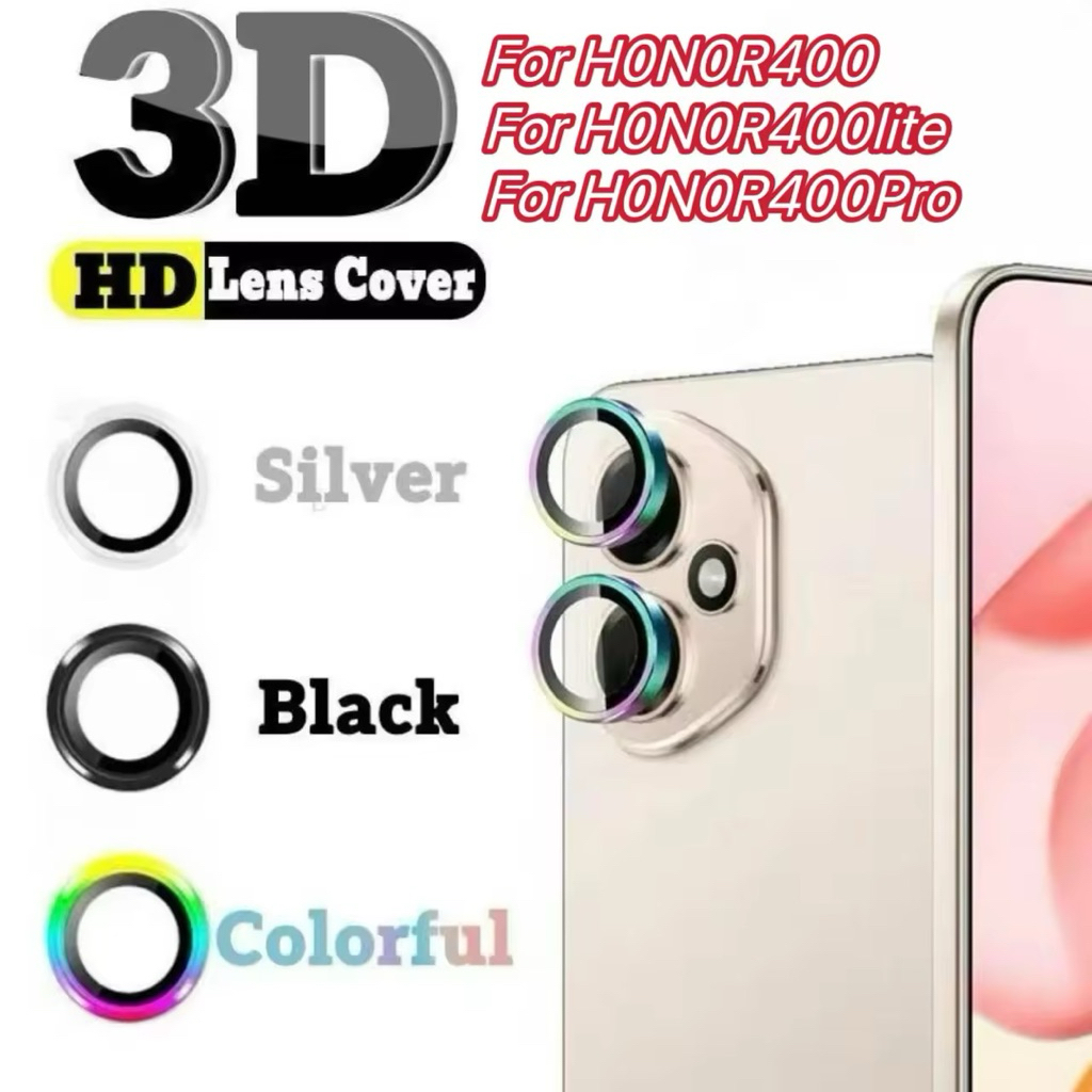 ฟิล์มกล้องวงแหวน For Honor400 400Lite 400Pro ตัวป้องการกันรอยเลนส์กล้อง ฟิล์มกล้องวงแหวนกล้องโลหะ ฟิล์มกล้องวงแหวน