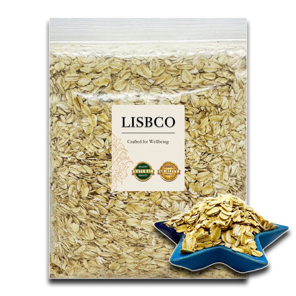 ข้าวโอ๊ต ข้าวโอ๊ตอบ 800 กรัม Oatmeal 800 g Rolled Oats Grade A+ แผ่นรีดแบน และบดหยาบ พร้อมทาน ธัญพืช