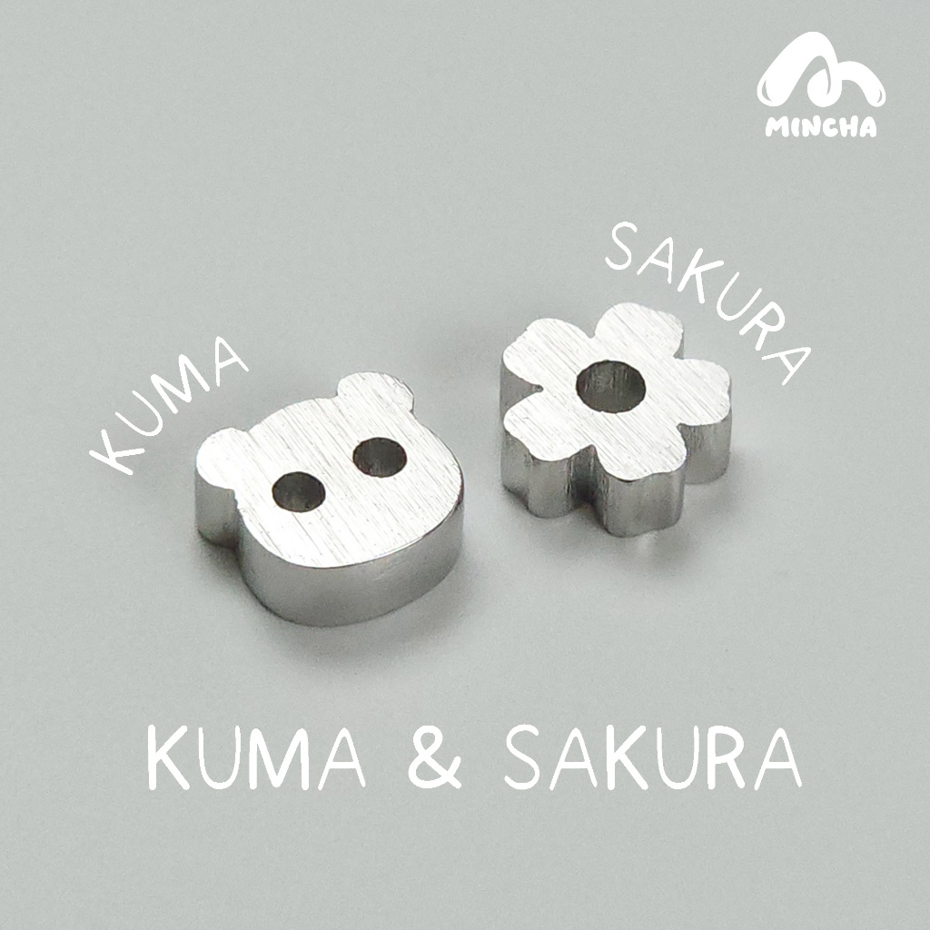 Mincha | KUMA+SAKURA ลูกร่อนผงมัทฉะ ลูกสแตนเลสร่อนชา พร้อมกล่องเก็บ วัสดุสแตนเลส 304  Food Grade