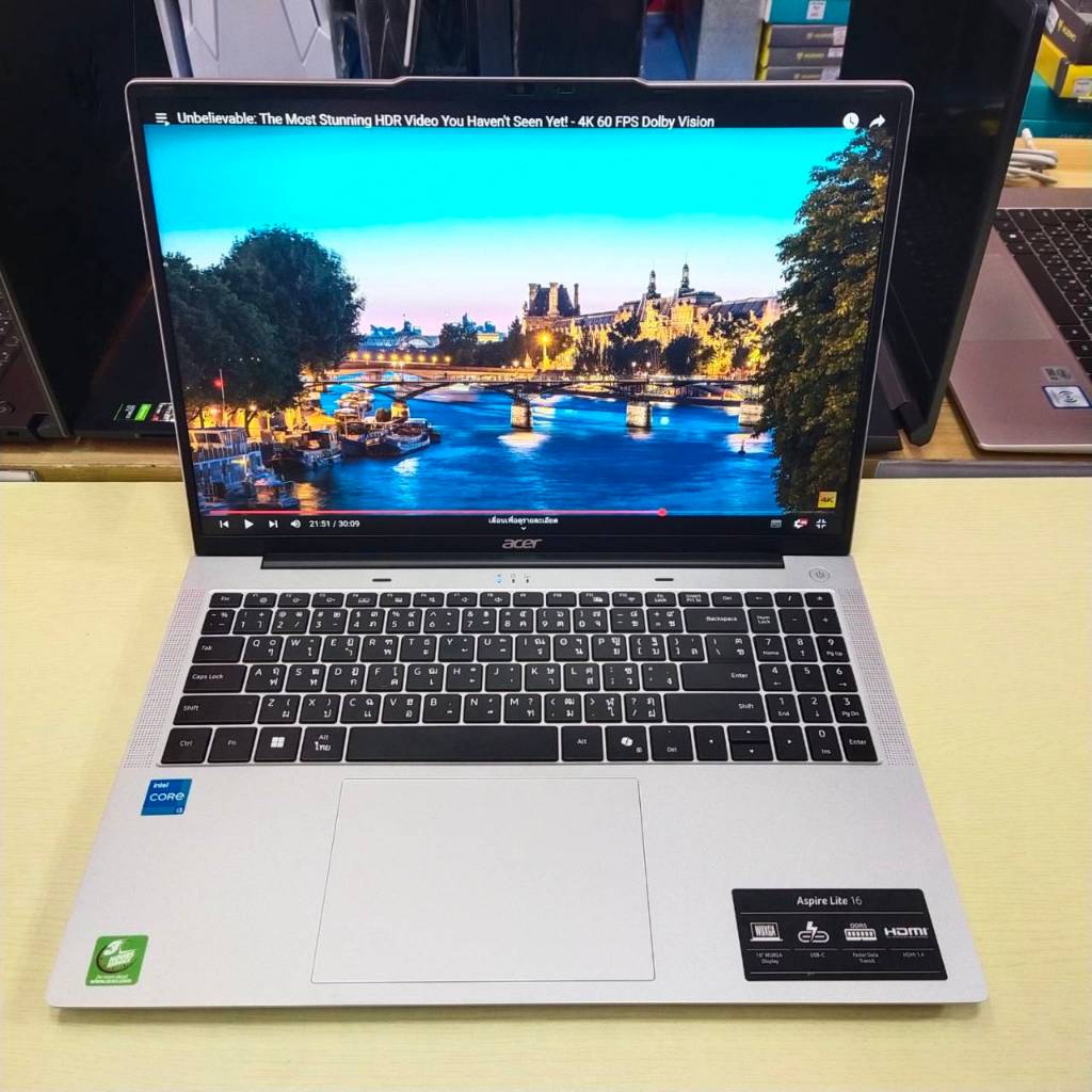 ACER ASPIRE LITE16 AL16-52P-331E (ประกัน Advice เต็ม 2 ปี 14/07/2027) สภาพเครื่อง 100% ไร้ริ้วรอย