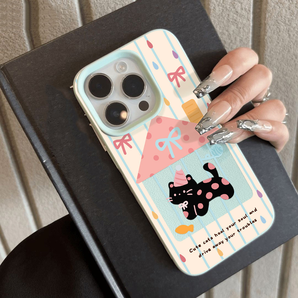 เคสโทรศัพท์ For iPhone 11 13 16 pro max Case iPhone 13 17 15 pro max 12 14 13 pro max 13 Pro XR XS ผิวสัมผัสสุดน่ารัก