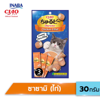 CIAO ชูหรุ บี ขนมแมวสอดไส้ ปริมาณ10 กรัม x 3 ซอง จำนวน 1 แพ็ค (QSC-271/272/274)