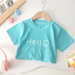 เสื้อผ้าเด็กหญิง สไตล์น่ารัก ผ้านิ่ม ระบายอากาศดี สีสดใส ใส่สบาย พร้อมส่งทันใจ