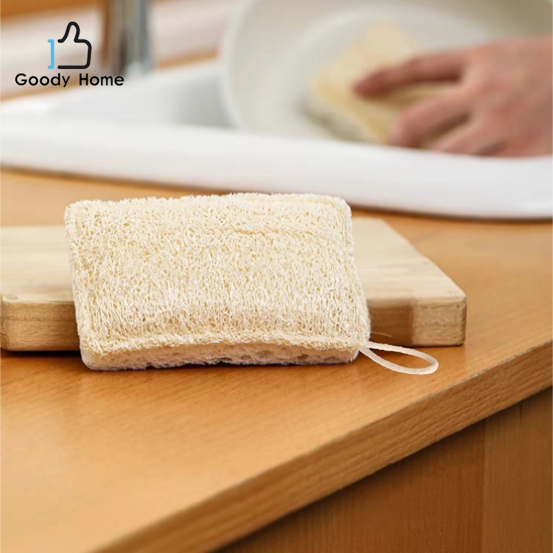 Goody Home ใยบวบสำหรับล้างทำความสะอาดครัวเรือน พร้อมเชือกห้อย
