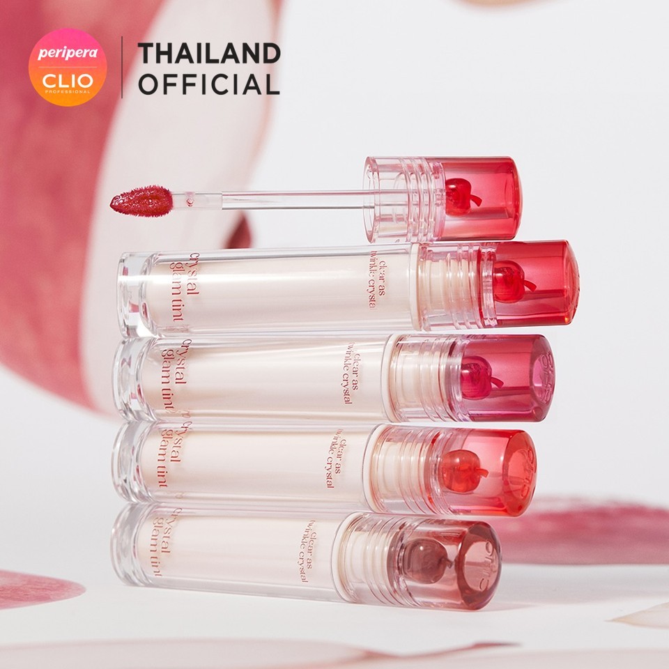 หมดอายุ03/2027 CLIO CRYSTAL GLAM TINT ลิปทินต์ ( Apple Collection )