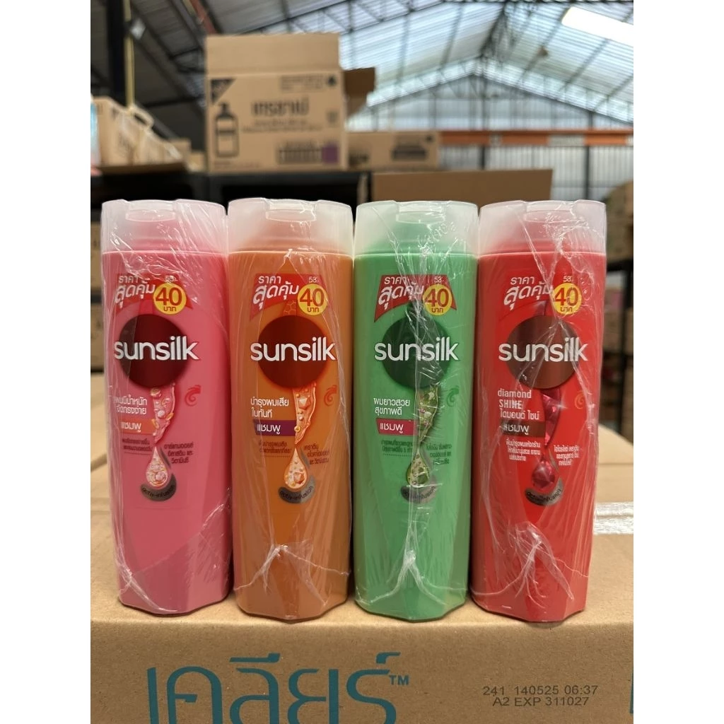 ซันซิล แชมพูสระผม ขนาด 140 มล. ติดราคา 40 บาท ( แพ็ค 6 ชิ้น )