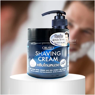 Cruset Shaving Gel Cream ครูเซ็ท เชพวิ่ง เจล ครีม 500ml โกนหนวด