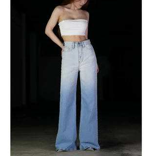 VALAW - Flare Jeans กางเกงยีนส์ทรงกระบอกกลางกึ่งใหญ่ปลายบาน Clothing ผู้หญิง