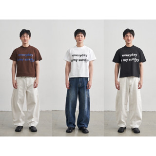 Everyday boxy crop เสื้อยืดทรงครอปคอฟิต A1