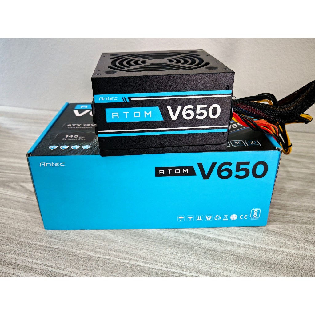 PSU Antec Atom V650 650W (FULL) **สินค้ามือ2 สภาพดี