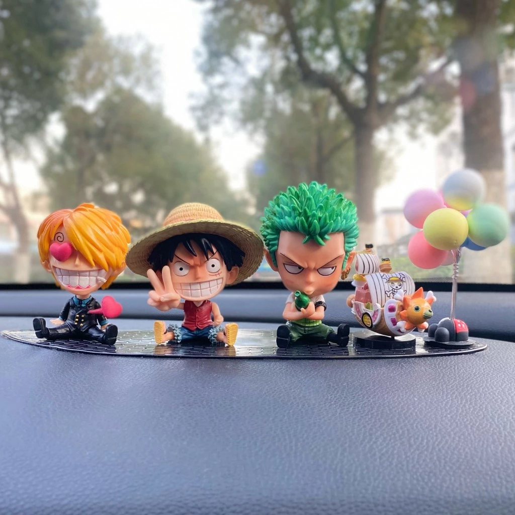 ฟิกเกอร์ Luffy Zoro Sanji Ace Nami Robin ขนาด 8-10 ซม thumbnail 8