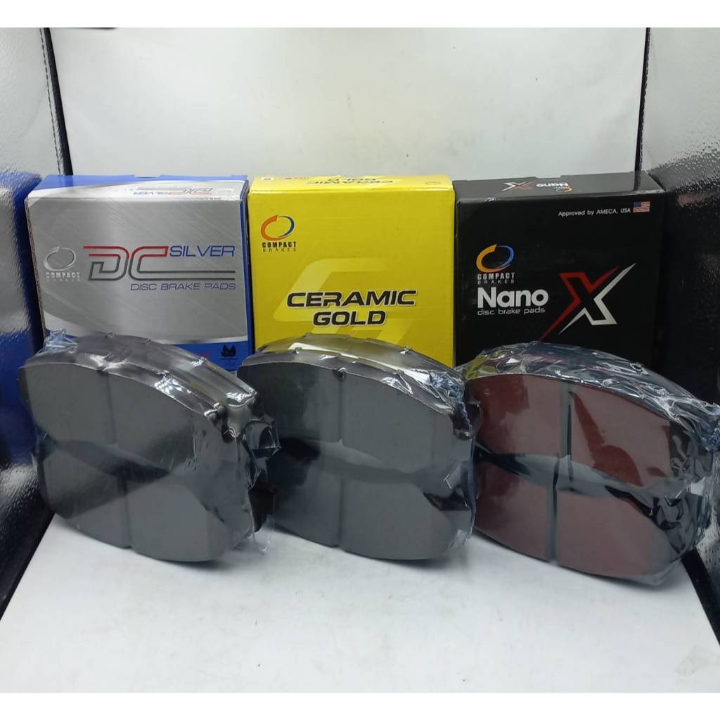 ผ้าเบรคหน้า COMPACT DCC-721 ISUZU D-MAX อีซูซุ ดีแม็ก 1.9  , 2.5 , 3.0 (2WD) (4WD) ปี 2008 - 2018
