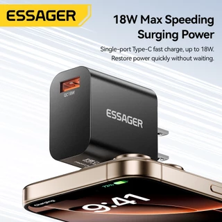 Essager 18W USB Fast Charger เครื่องชาร์จแบบพกพา for ip huawei xiaomi