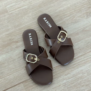 Rarin รุ่น [ Riley ] 36 - 41 รองเท้าแตะพื้นนุ่ม รุ่น ไรลีย์ ***เท้าอวบ เท้ากว้างเยอะ แนะนำเพิ่มไซส์**