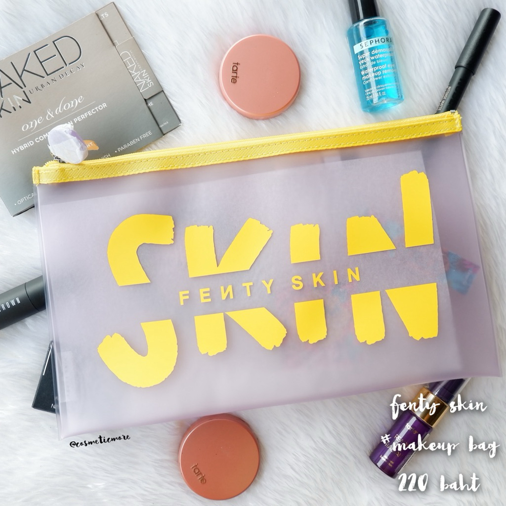 พร้อมส่ง! 💛 fenty skin makeup bag *กระเป๋าเครื่องสำอาง