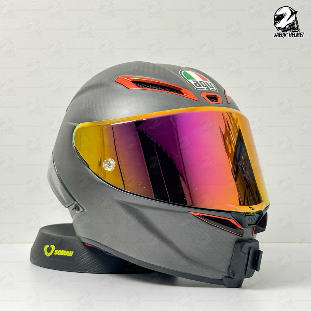 หมวกกันน็อค เลขดี 168 ( 6 ) Size S กับ AGV Pista GP RR Limited Edition Speciale, 72pcs